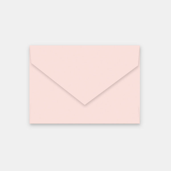 Enveloppe 114x162 mm velin rose pale