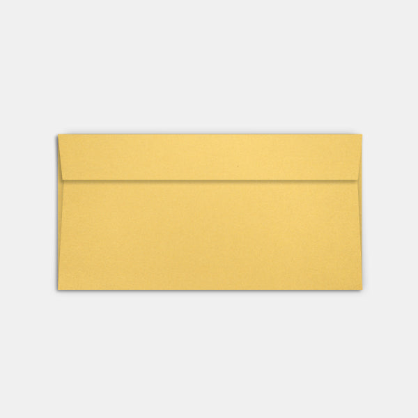 Enveloppe 115x225 mm metallisee or