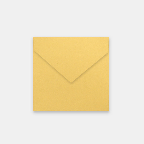 Umschlag 140x140 mm Metallic-Gold