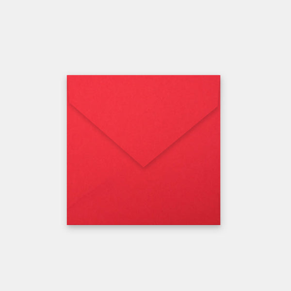 Envelope 140x140 mm red skin