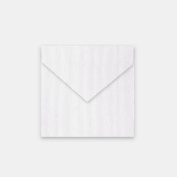 Enveloppe 140x140 mm vergé écru blanc naturel