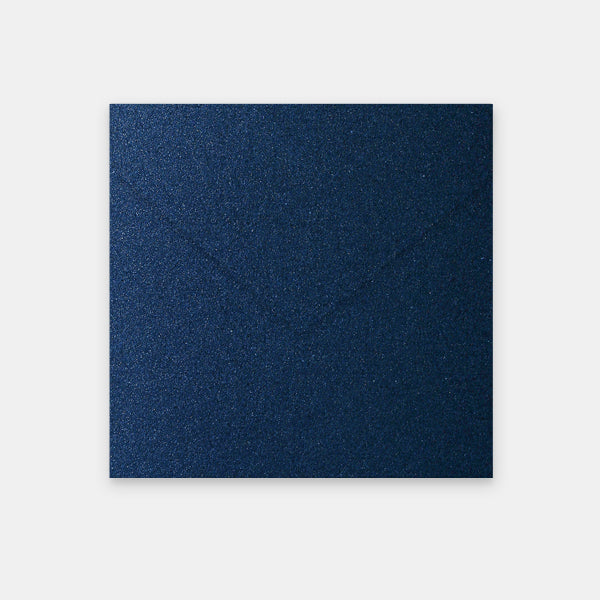 Umschlag 170x170 mm Metallic-Saphir