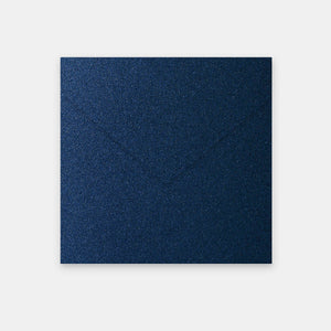 Umschlag 170x170 mm Metallic-Saphir