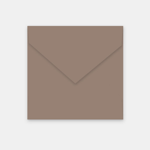 Envelope 170x170 mm taupe vellum