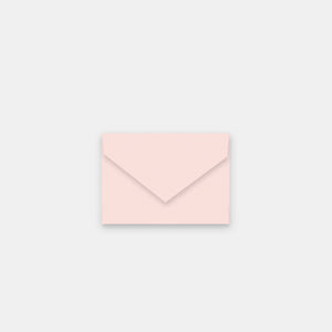 Enveloppe 70x100 mm vélin rose pale
