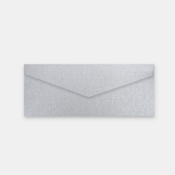 Umschlag 72x205 mm silbermetallic