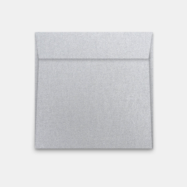 Enveloppe 170x170 mm metallisée argent