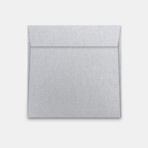 Enveloppe 170x170 mm metallisée argent