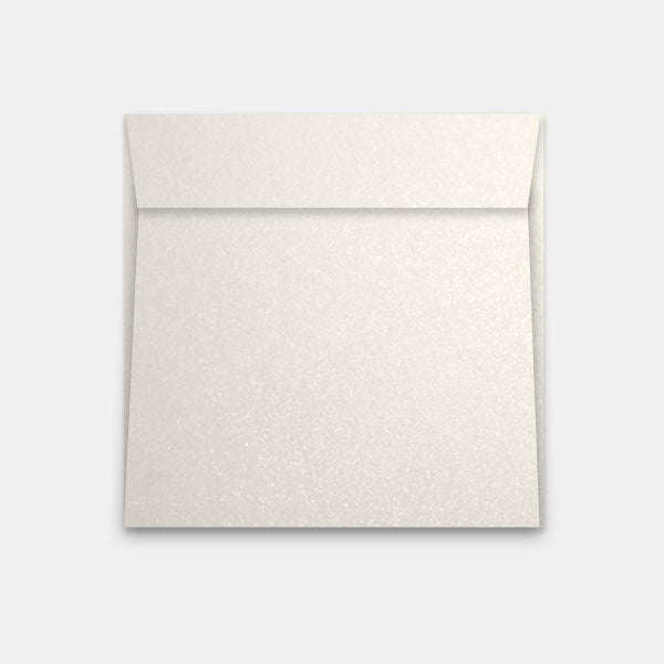 Envelope 170x170 mm glitter cryogen white