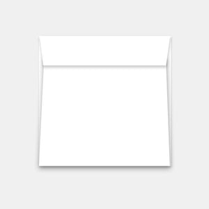 Enveloppe 170x170 mm skin extra blanc