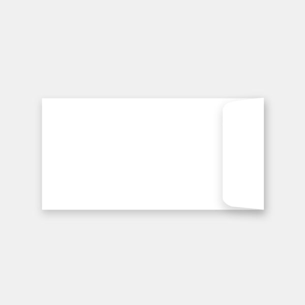 Pochette 115x225 mm velin blanc