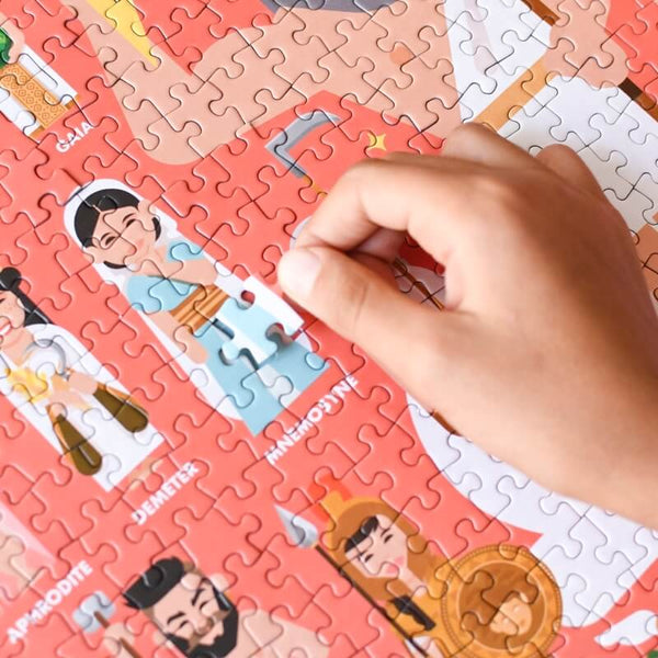 Puzzle éducatif 1000 pièces Mythologie Poppik
